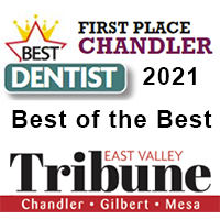 2021 Best of the Best Dentist Award - East Valley Tribune - Reader Poll